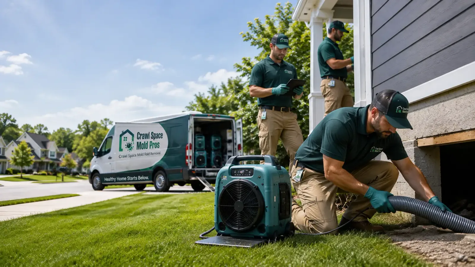 Crawl Space Mold Removal in Washington Boro, PA